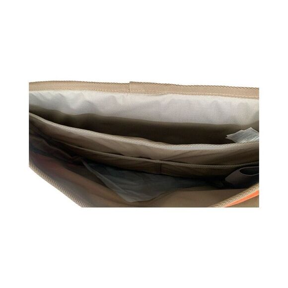 Filson Surveyor Messenger Bag - Khaki & Orange, Rugged Style - Picture 3 of 4